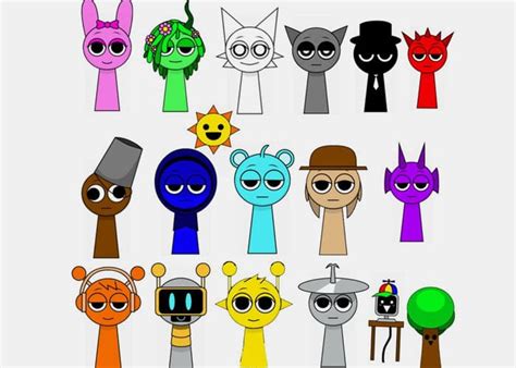 Dibujos Para Colorear Sprunki Incredibox Coloringpagesonly