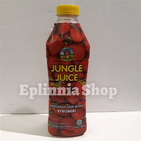 Jual Jungle Strawberry Juice Drink 1000 Ml Minuman Sari Buah Stroberi