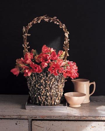 Pussy Willow Basket Diy