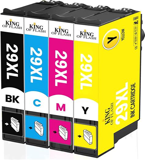 KING OF FLASH Compatible 29 29XL Ink Cartridges Multipack For Epson