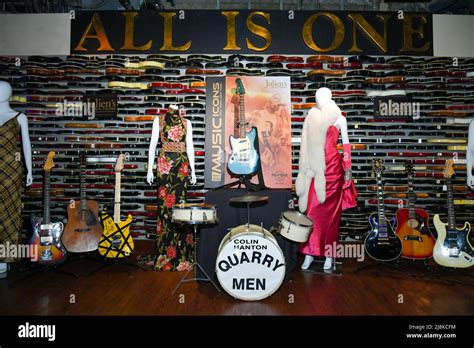 A Blue Mustang Fender Guitar Used By Rock Icon Kurt Cobain In The