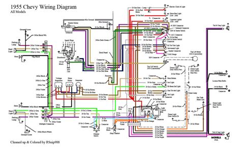 1955 Chevy Wiring Diagram In Color