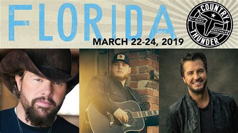 Country Thunder Florida 2019, Orlando FL - Mar 22, 2019 - 12:00 AM