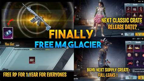 OMG FINALLY M4 GLACIER GET FREE M416 GLACIER NEXT CLASSIC CRATE