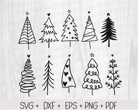 Christmas Tree Svg Bundle Christmas Tree Svg Png Pdf Christmas Svg