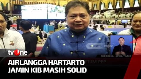 Airlangga Hartarto Tegaskan KIB Tetap Solid Meski Ketum PPP Berganti