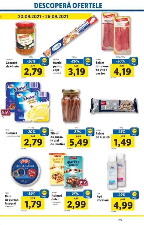 Ofertele Saptamanale Lidl Plus De Luni 20 Septembrie 2021 Promotii