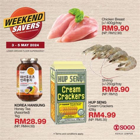 SOGO KL Supermarket Weekend Savers Promotion May 3 5 2024