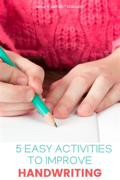 A Person Writing On A Notebook With The Title Easy Activities To