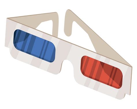 cinema 3d glasses 16927362 Vector Art at Vecteezy