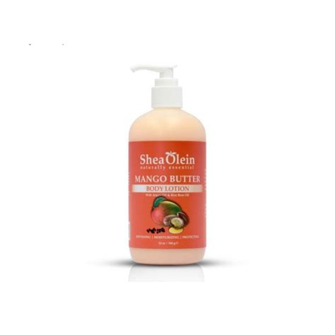 Mango Butter Body Lotion With Argan Rice Bran Oil Look Smell