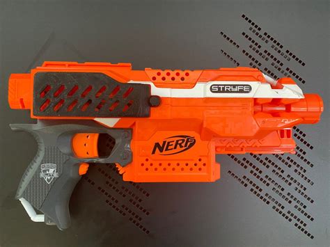 180 Fps Modded Nerf Modulus Stryfe Mod With Upgraded Motors Flywheels And Cage Etsy