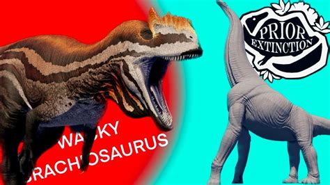 BRACHIOSAURUS SAUROPHAGANAX Showcase Prior Extinction YouTube