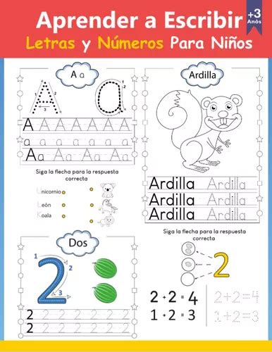 Aprender A Escribir Letras Y Números Para Niños Español Cuotas Sin Interés