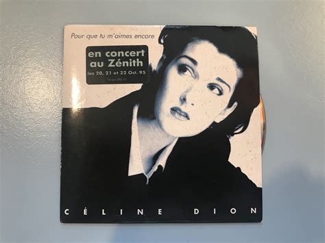 Cd Celine Dion Pour Que Tu M Aimes Encore