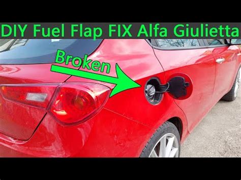 Alfa Romeo Giulietta DIY Fuel Flap Door FIX YouTube