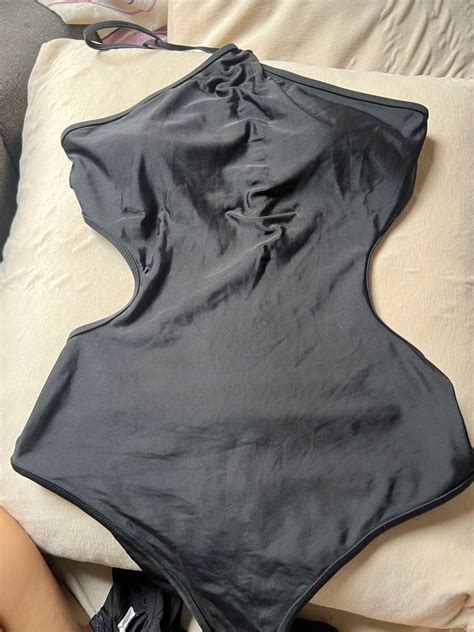 Black Cut Out Bikini Swimsuit On Carousell