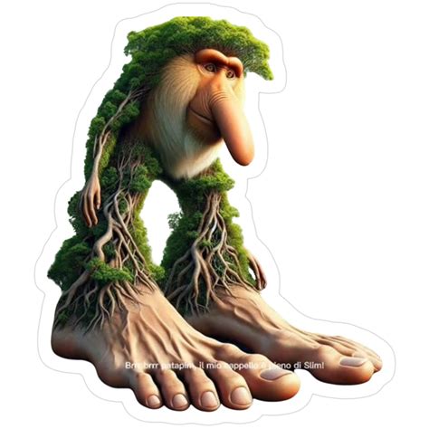 Brr Brr Patapim (Italian Brainrot) Patapim Sticker | Italian memes