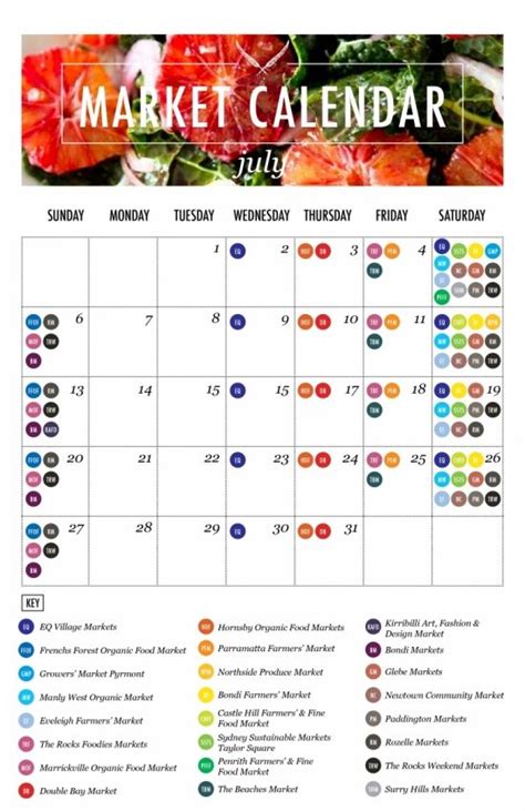 Market Common Events Calendar 2024 - Lexi Shayne