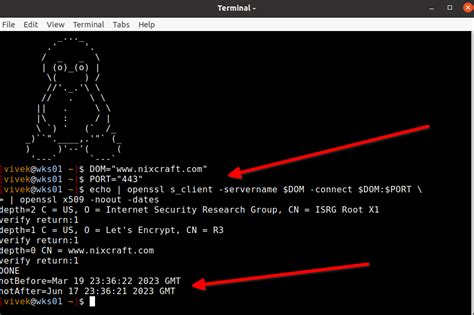 Nixcraft On Twitter Want To Check Tls Ssl Certificate Expiration