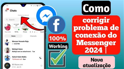 Como Corrigir Problema De Conex O Do Messenger Aguardando