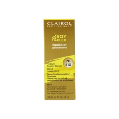 Clairol Professional Liquicolor 7G 41G Medium Golden Blonde 2 Oz Pack