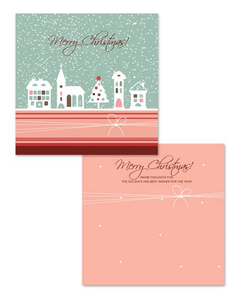 Christmas Greeting Card Template