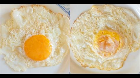 Fried Eggs 2 Methods Sunny Side Up Over Medium For Your Breakfast