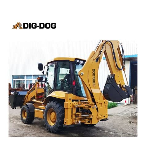 Powerful Backhoe Loader Mini Tractor Wheel Compact Backhoe Loader