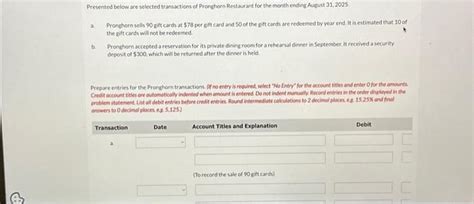 Solved Presented Below Are Selected Transactions Of Chegg