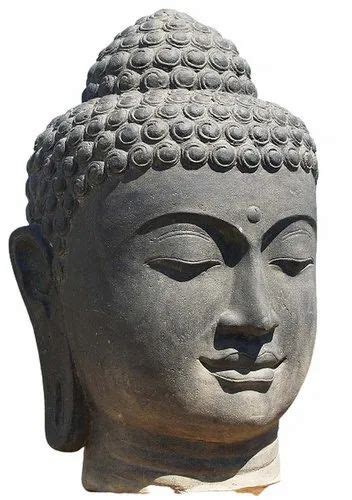 Plain Marble Buddha Head Statue For Temple Size Custom At Best Price