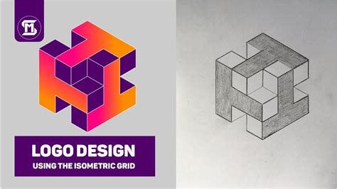 Logo Design Using The Isometric Grid Adobe Illustrator Cc Tutorial