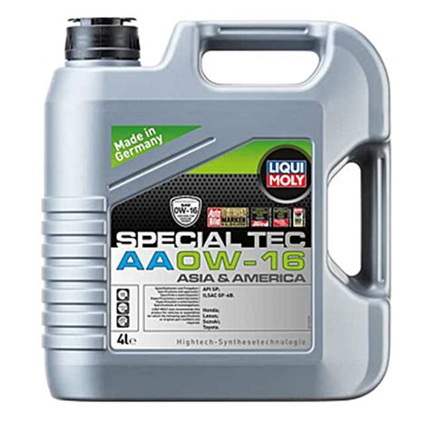 Liqui Moly Special Tec AA 0W16 Motor Yağı 4 Litre 21327 Fiyatları ve