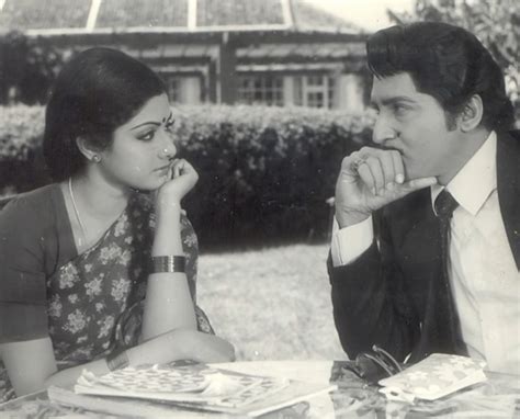 Sridevi Sridevi With Sobhan Babu In The Telugu Hit Mundadugu 1983