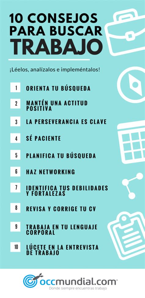 10 Consejos Buscar Trabajo Blog OCCMundial