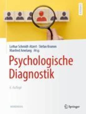 Diagnostik In Der Klinischen Psychologie Und Psychotherapie Springerlink