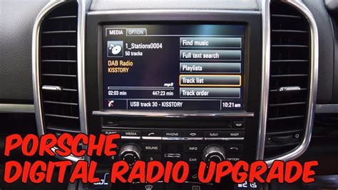 Porsche Pcm Digital Radio Dab Upgrade Youtube