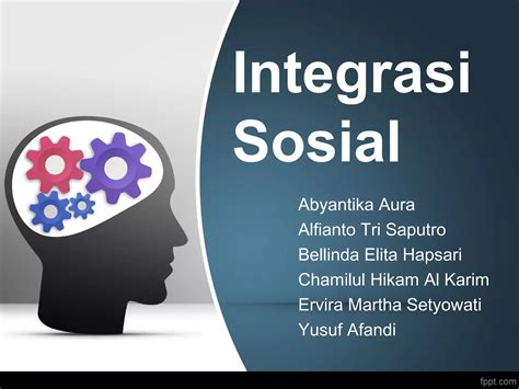 Integrasi Sosial PPT