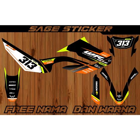 Jual Sticker Decal Full Body Crf L Klx Wr Gordon Bf