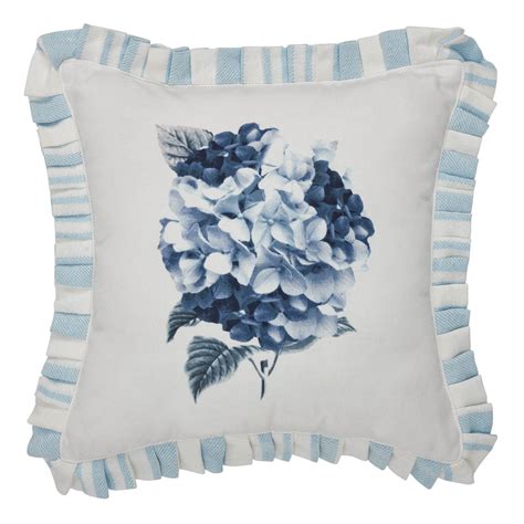 Finders Keepers Hydrangea Ruffled Pillow 12x12 84677