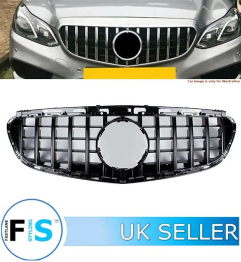 MERCEDES E CLASS W212 Front Grille Panamericana Gt Style Gloss Black