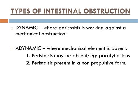 Ppt Guide To Large Bowel Obstruction Types Causes And Clinical Features Powerpoint