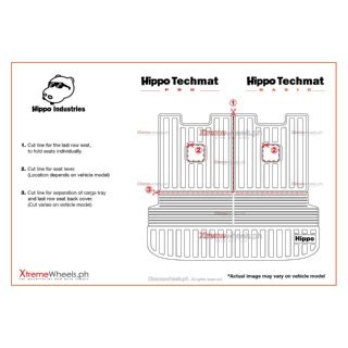 Honda Brv Bendable Cargo Trunk Tray Pro Serries Hippo