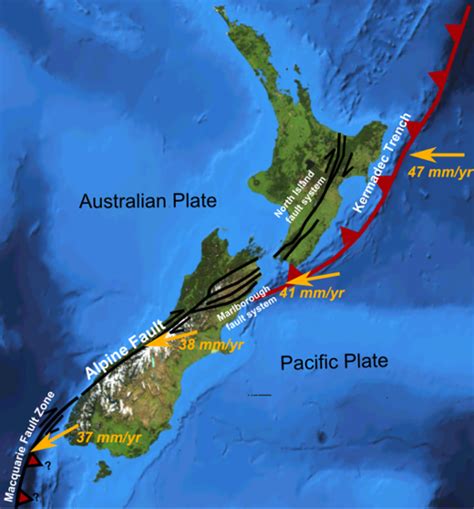 Earthquake Map of New Zealand