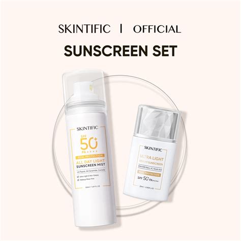 Jual Skintific Sunscreen All Day 2pcs Sun Screen Spray Uv Shield