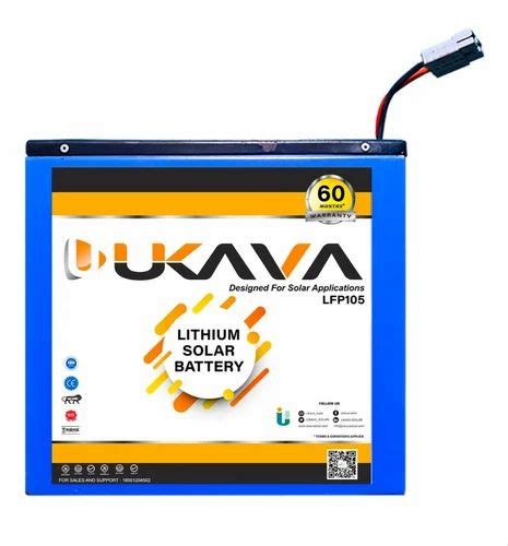 120 Ah Inverter Solar Lithium Battery 12v 105amp At Rs 19812 In Etawah