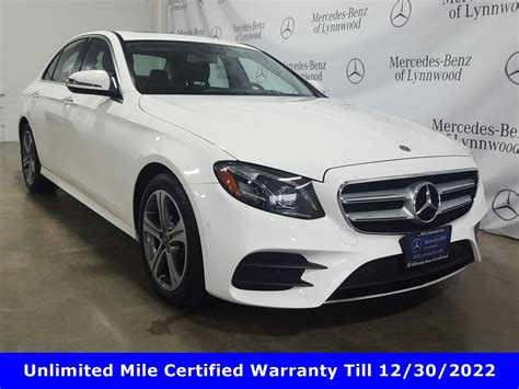 Certified Pre Owned 2018 Mercedes Benz E Class E 300 4matic® Sedan In Lynnwood 290554b