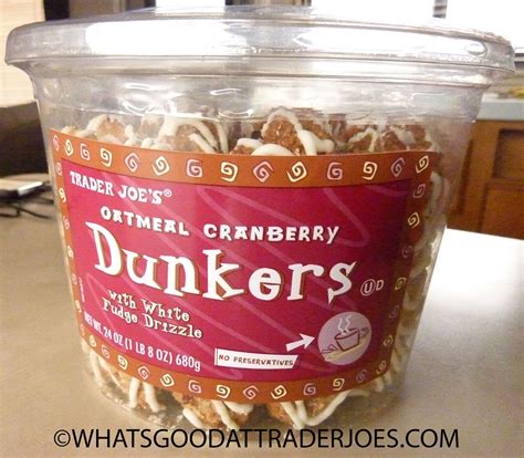 What's Good at Trader Joe's?: Trader Joe's Oatmeal Cranberry Dunkers