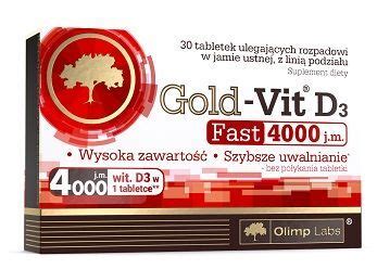 Olimp Labs Gold Vit D Fast J M Tabletek Ulegaj Cych