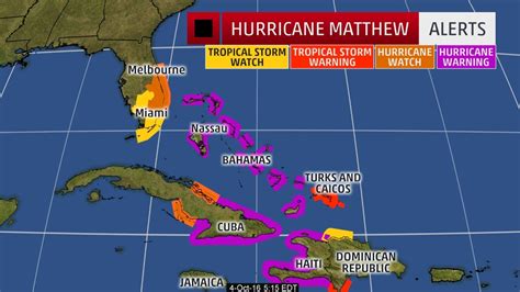 Hurricane Watch Expanded In Florida As Hurricane Matthew Heads For Cuba